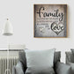 5D DIY Diamond Painting Kit - Full Round - Family Love B
