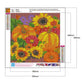 Diamond Painting - Full Round - Pumpkin Sunflower