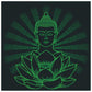 35*35cm Buddha Crystal Rhinestone Luminous Diamond Painting
