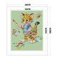 11CT Stamped Cross Stitch Cartoon Animals (48*58cm)