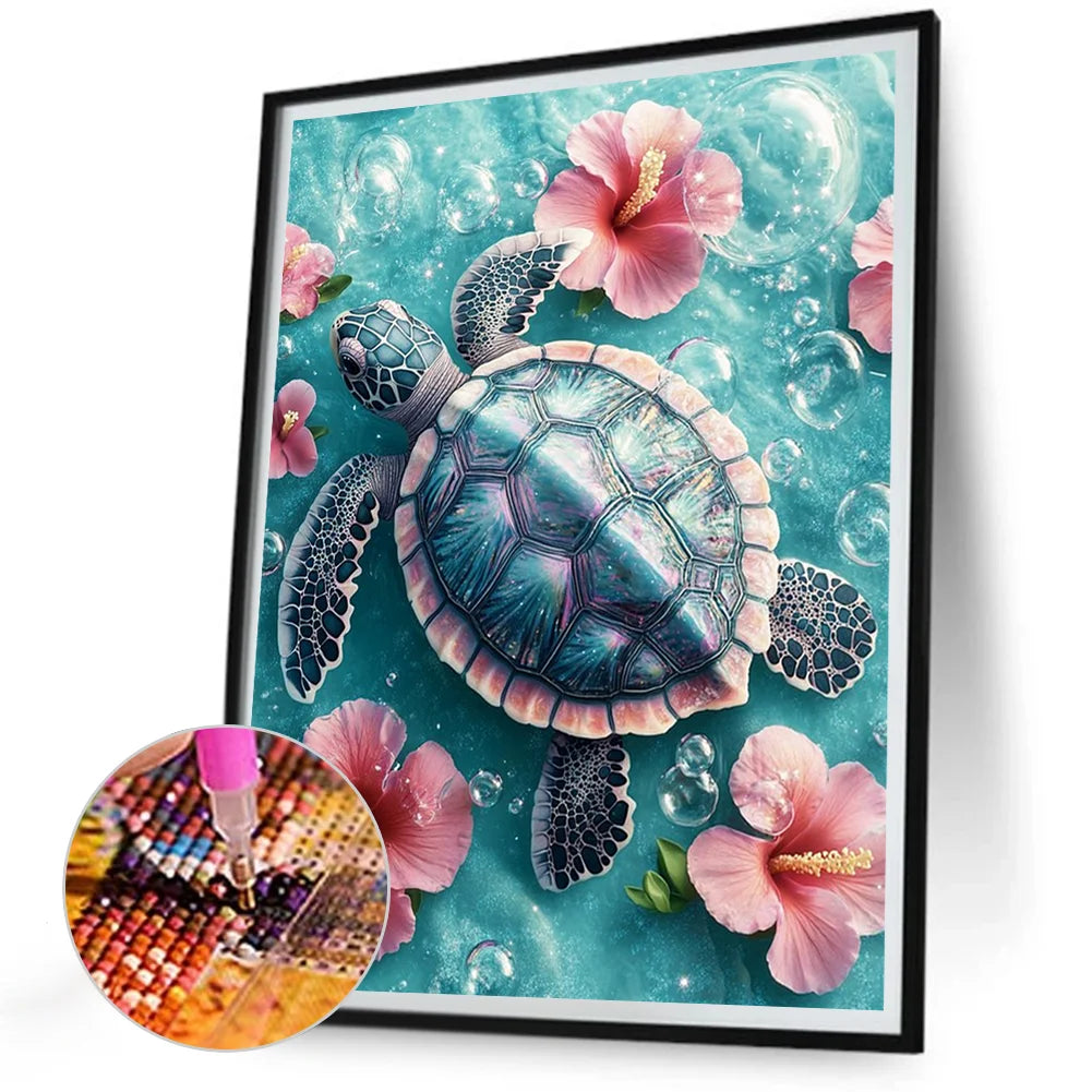 Diamond Painting - Full Round / Square - Sea Turtle