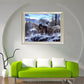 Diamond Painting - Partial Round - Snow Wolf