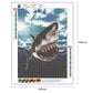 Diamond Painting - Full Round - Swimming Shark