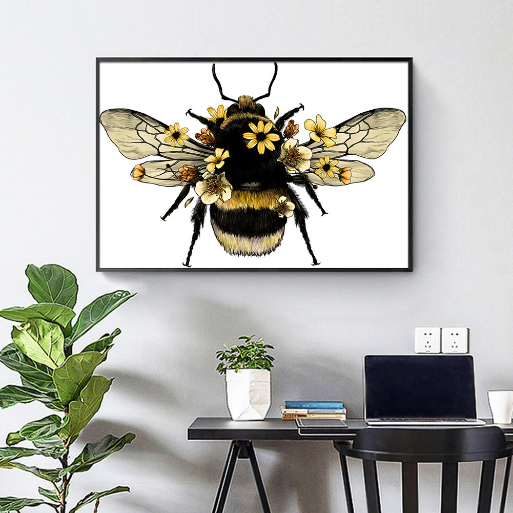 Diamond Painting - Full Round - Bee