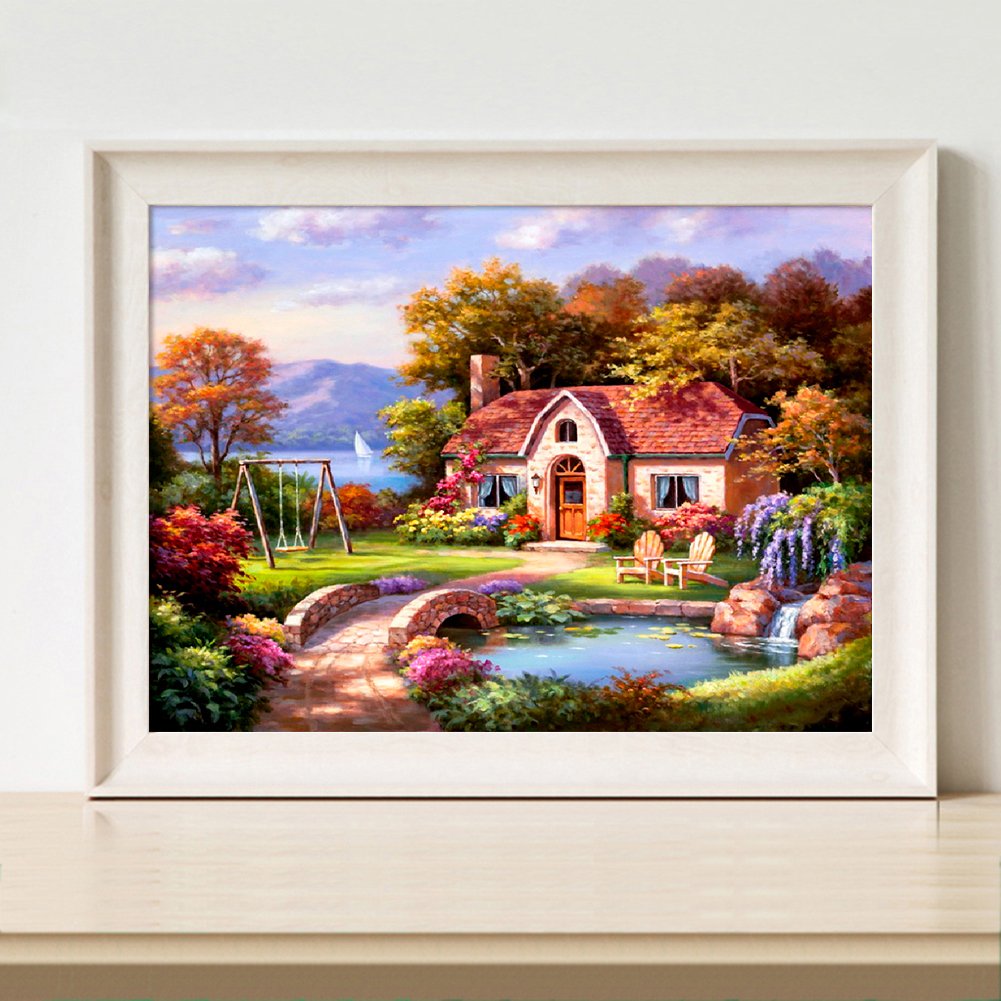 Diamond Painting - Full Round - Beautiful Yard