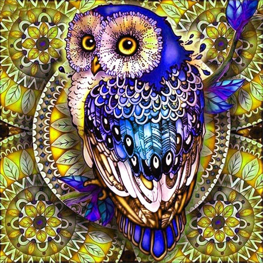 5D Diy Diamond Beads Art Full Square Resin Owl