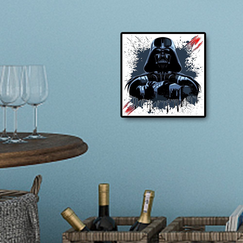 5D Diy Diamond Painting - Full Round - Black Warrior
