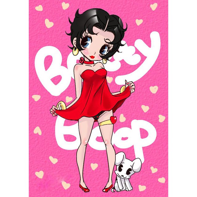 Diamond Paintings Art Full Drill Betty Boop