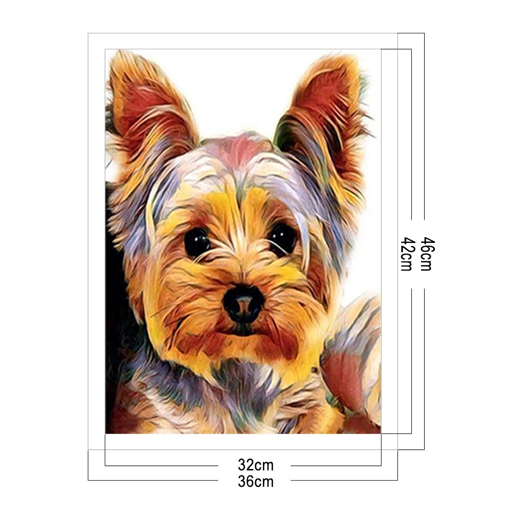 11CT Stamped Cross Stitch - Dog(36*46CM) B