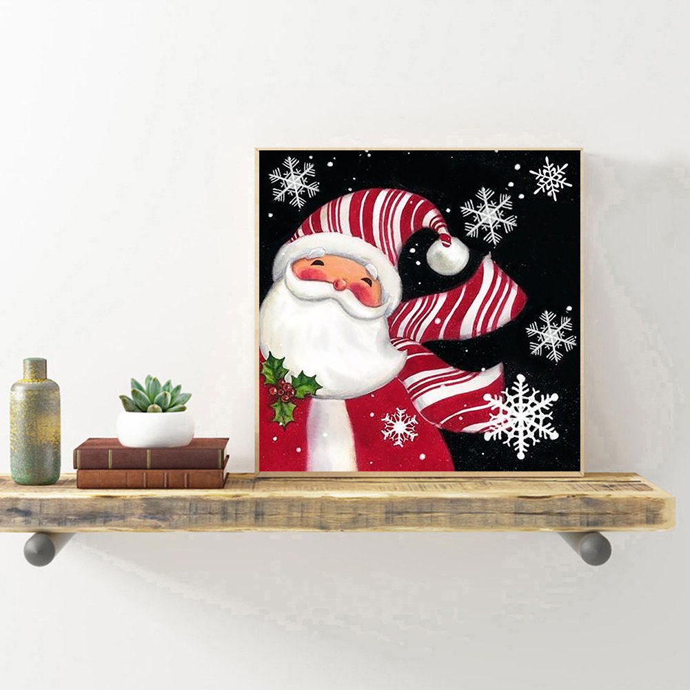 5D DIY Diamond Painting Kit - Full Round - Santa Claus