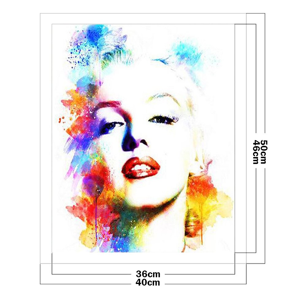 11ct Stamped Cross Stitch - Marilyn Monroe (40*50cm) A