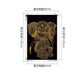Large Size AB luxurious polyester cloth diamond Painting Kits | Golden Elephant