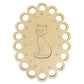 Cat Hollow Thread Board Wooden Cross Stitch Tool