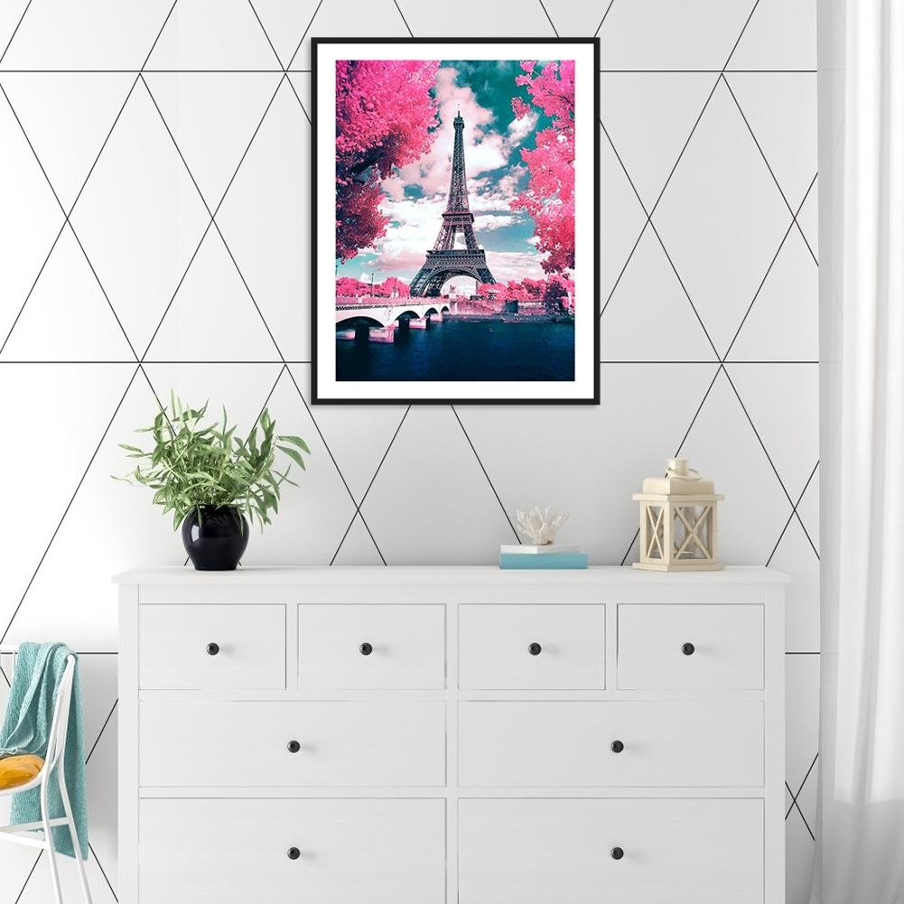 Diamond Painting - Full Round - Eiffel Tower A