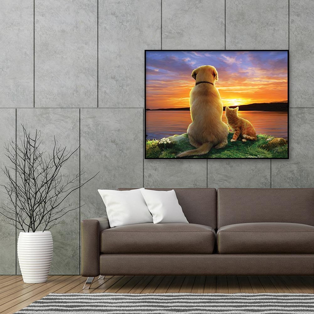 Diamond Painting - Full Round - Dog 28