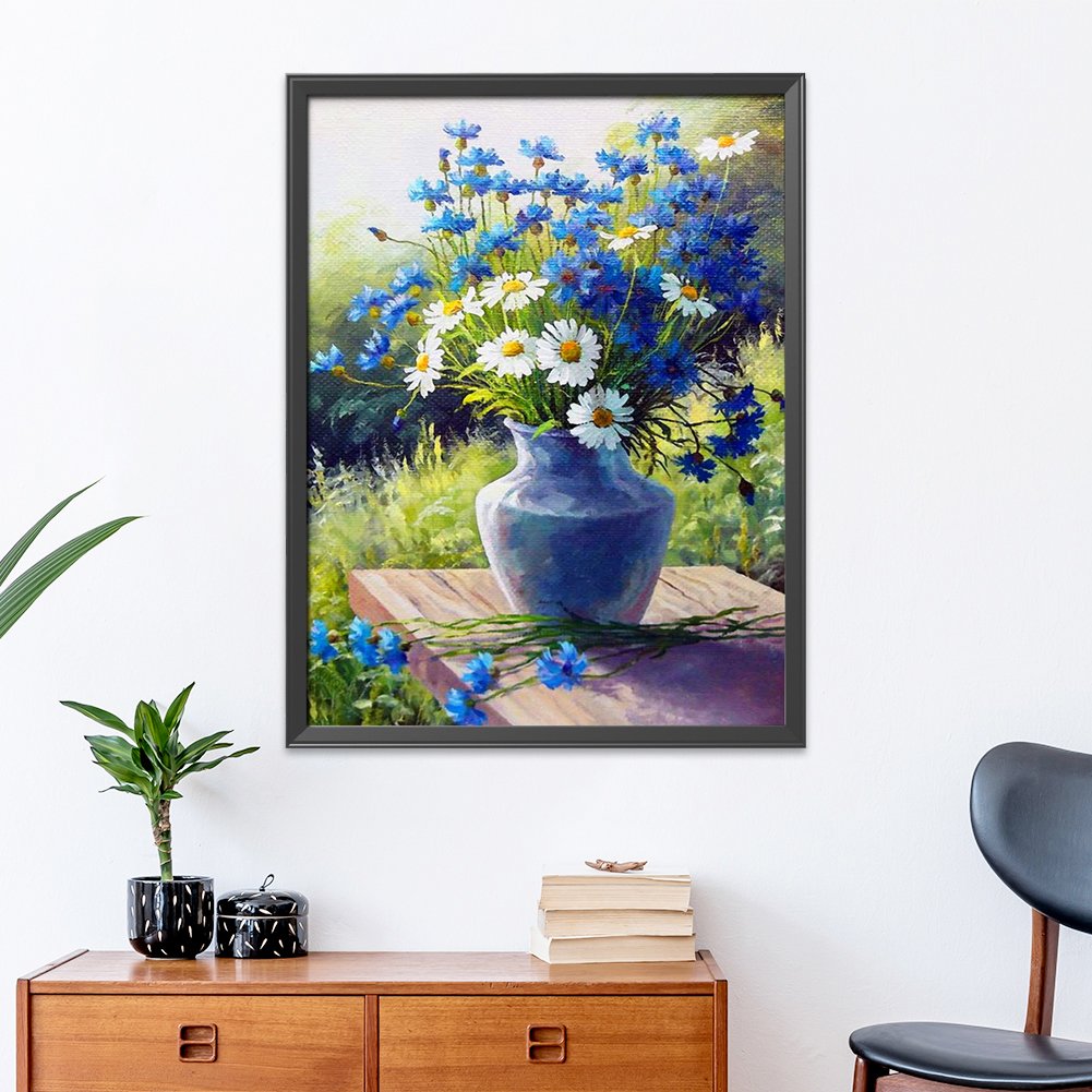 11ct Stamped Cross Stitch - Flower Vase (36*46cm)