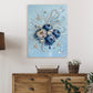 DIY Pearl Painting With Frame - Handmade Self-Adhesive Pearls - Blueberry (30*40cm)