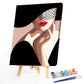 Modern Lady Hand Painted Canvas Oil Art Picture Craft Home Wall Decor