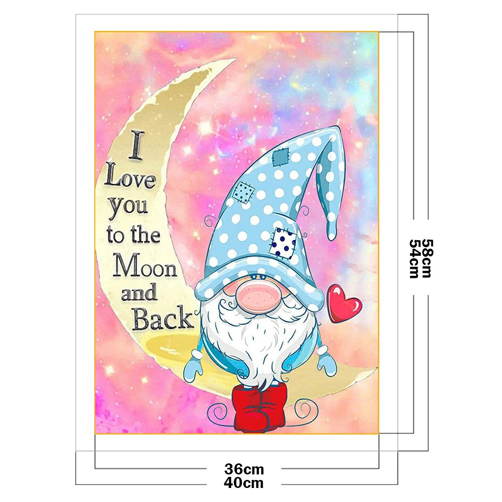 11ct Stamped Cross Stitch - Gnome (40*58cm)