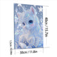 DIY Pearl Painting With Frame - Handmade Self-Adhesive Pearls - White Horse (30*40cm)