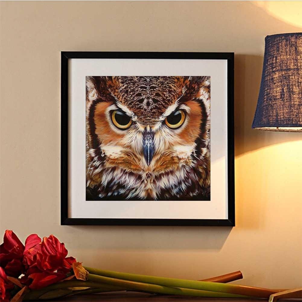 Diamond Painting - Full Round - Owl 1