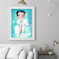 5D DIY Diamond Painting Kit - Full Round - Bathing Betty Boop