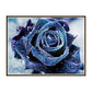 Diamond Painting - Partial Round - Blue Rose