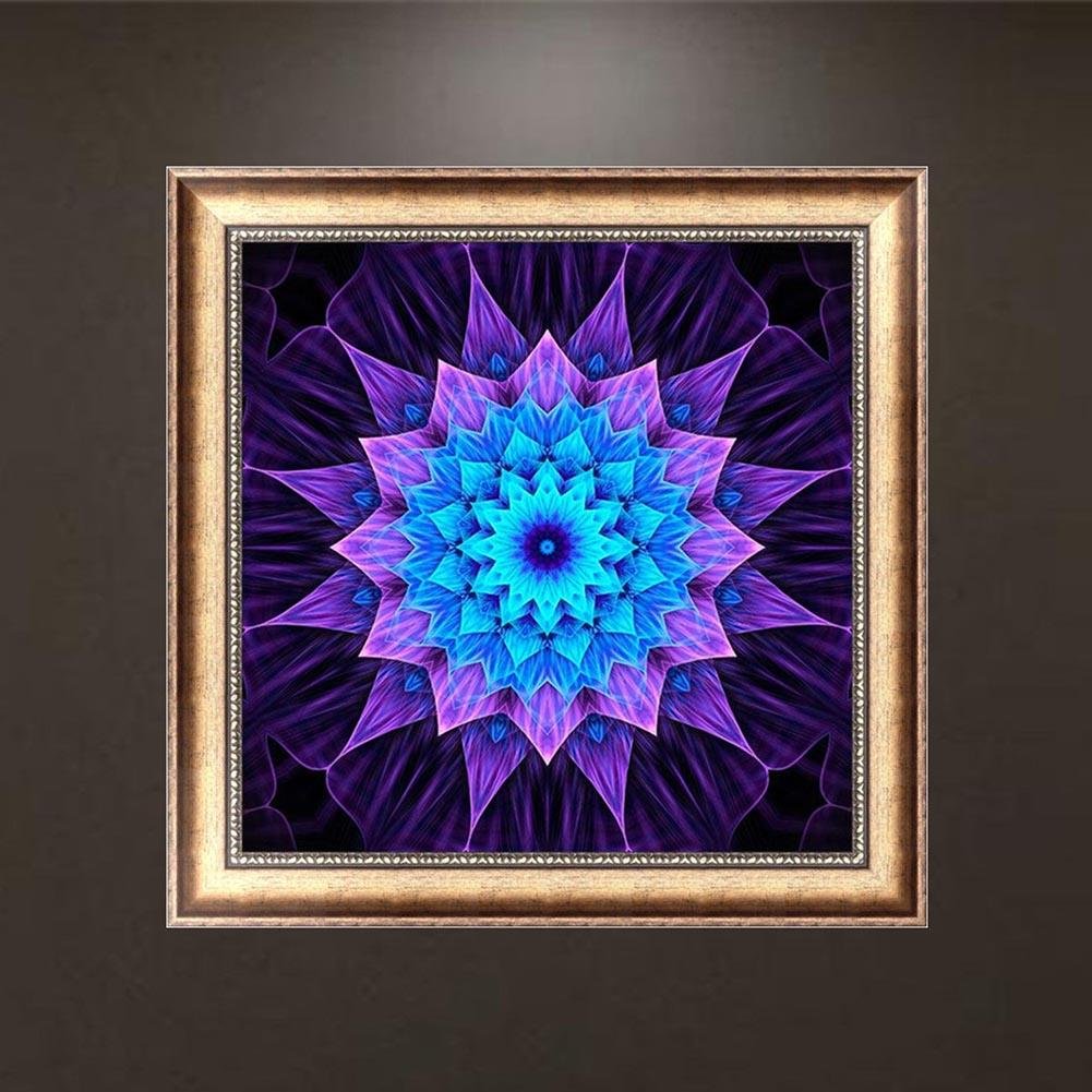 Diamond Painting - Partial Round - Mandala Flower