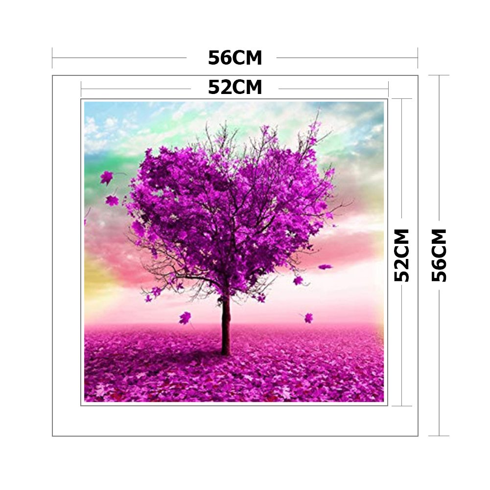 11ct Stamped Cross Stitch - Heart Tree(56*56cm)