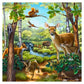 5D Diy Diamond Painting Kit Full Round Beads Forest Animals World