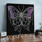 DIY Pearl Painting With Frame - Handmade Self-Adhesive Pearls - Butterfly(30*30cm)