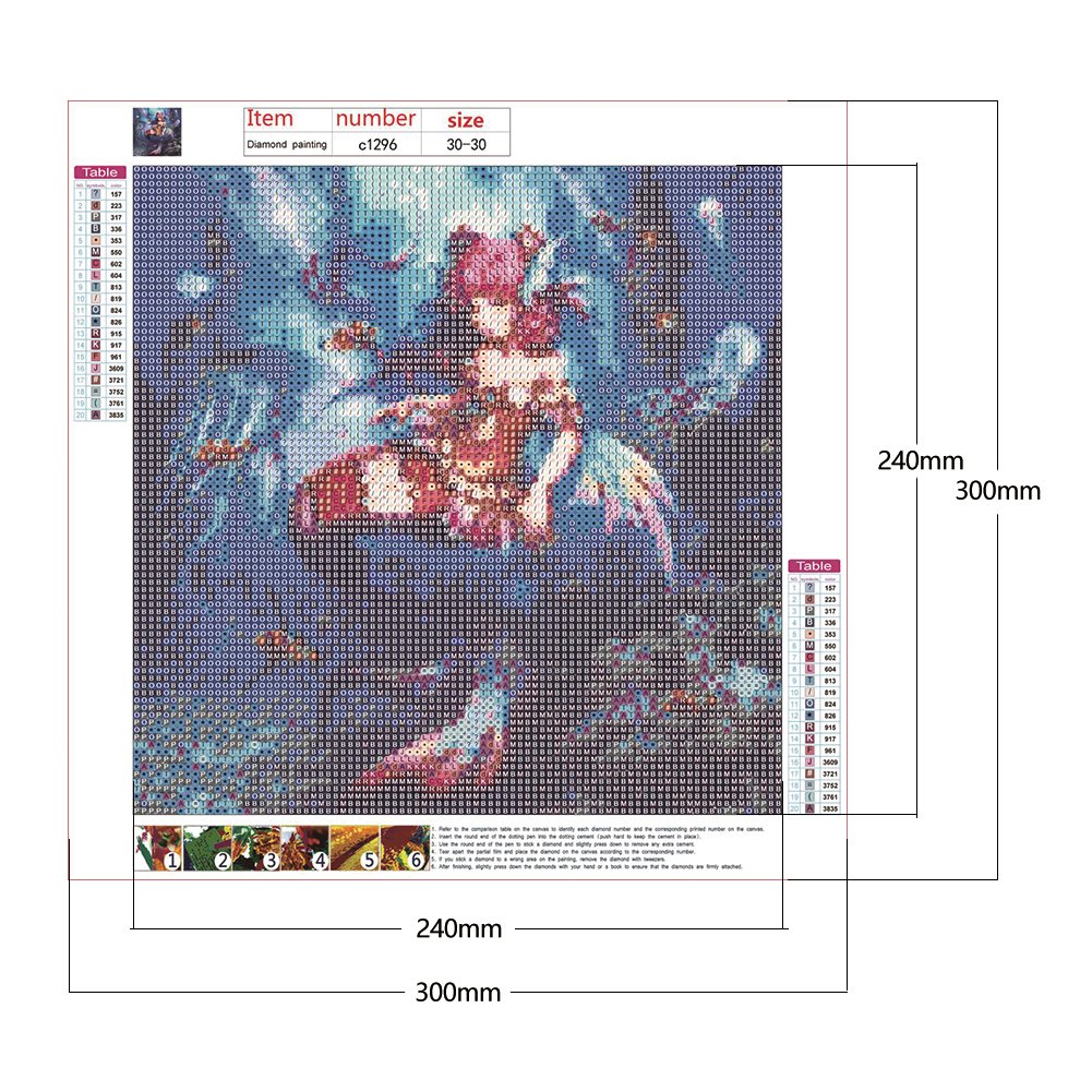 Diamond Painting - Full Round - Mermaid Girl Princess