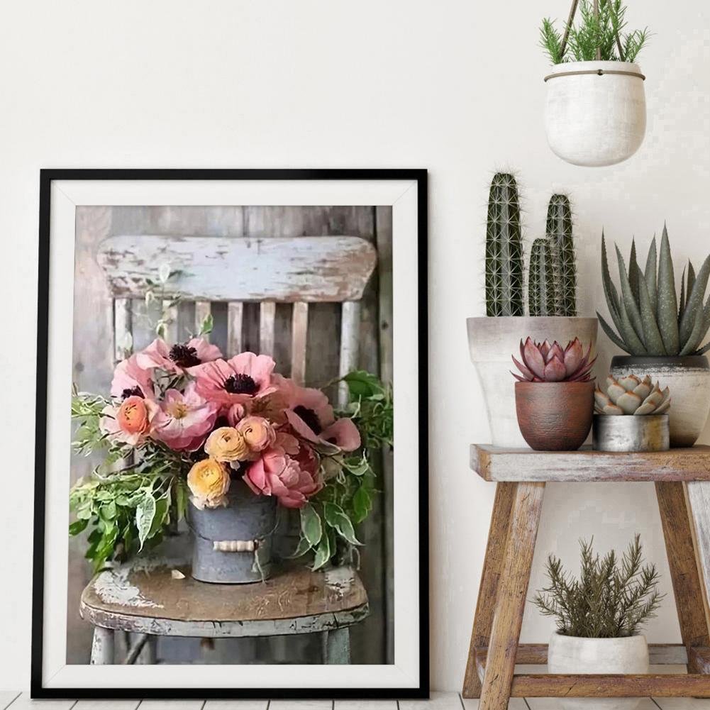 Diamond Painting - Full Round - Desk Flower