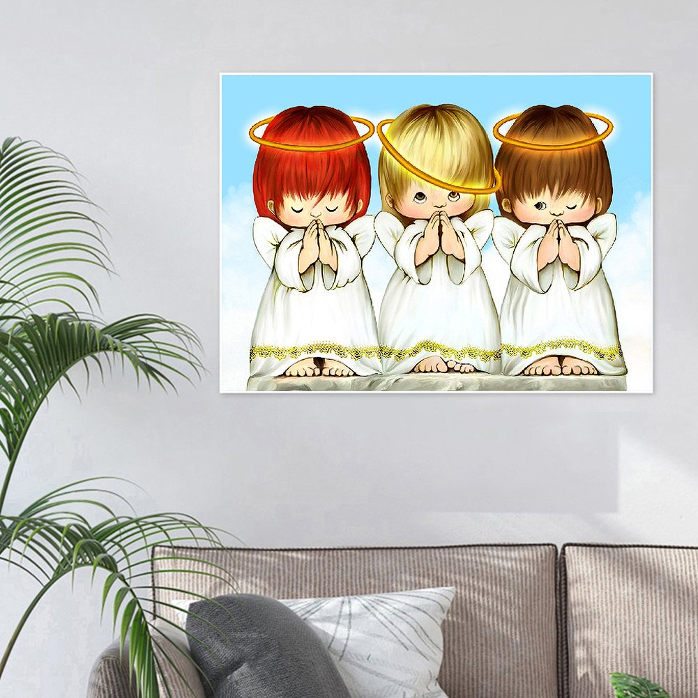 5D DIY Diamond Painting Kit - Full Round - Carefree Angel