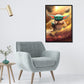 11ct Stamped Cross Stitch - Yoda (35*50cm)