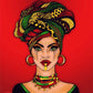 African Woman Full Round Diamond Painting Kits