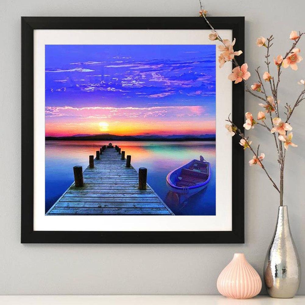 Diamond Painting - Full Round - Sea Sunset A