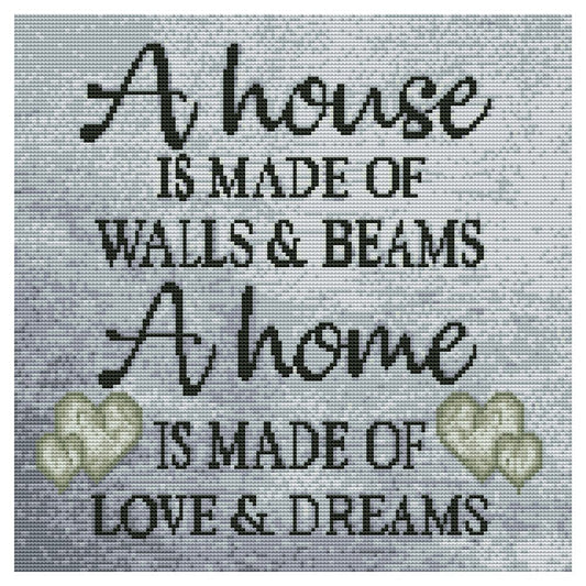 11ct Stamped Cross Stitch Letters (40*40cm)