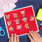 DIY Full Drill Round Cartoon Fairy Diamond Painting Puzzle Sticker