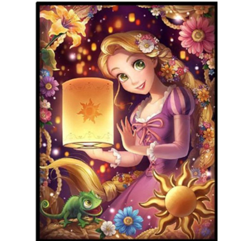 11ct Stamped Cross Stitch Princess Quilting Fabric (65*85cm)