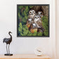 11ct Stamped Cross Stitch - Owl(48*48cm)