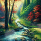 Full Round/Square Diamond Painting Kits | Scenery 40x50cm 50x70cm C