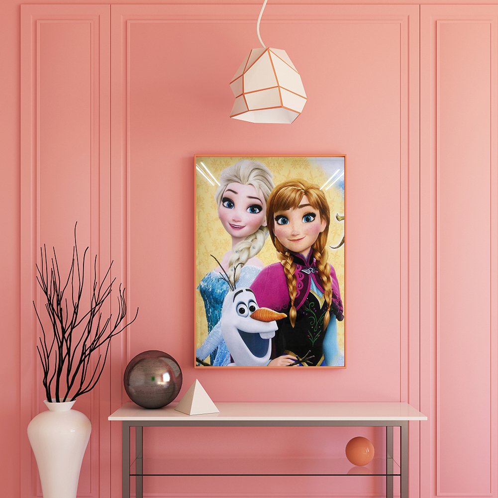 Diamond Painting - Full Round - Frozen A Princess