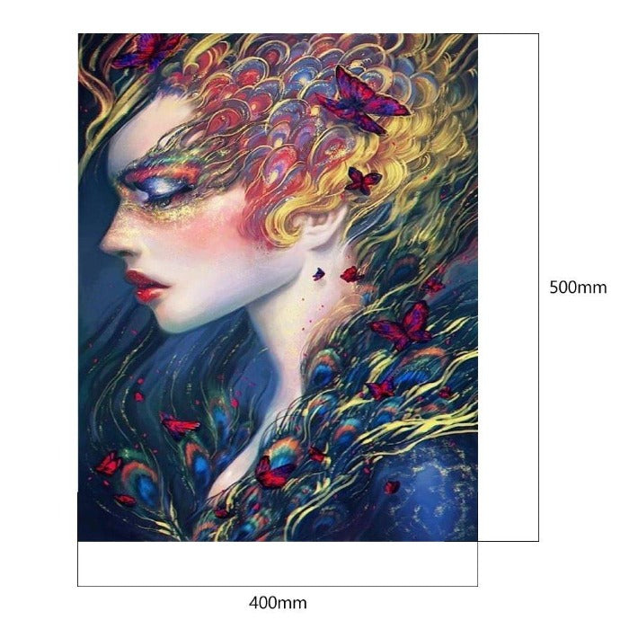 Woman 40x50cm Oil Paint By Numbers Picture DIY Painting