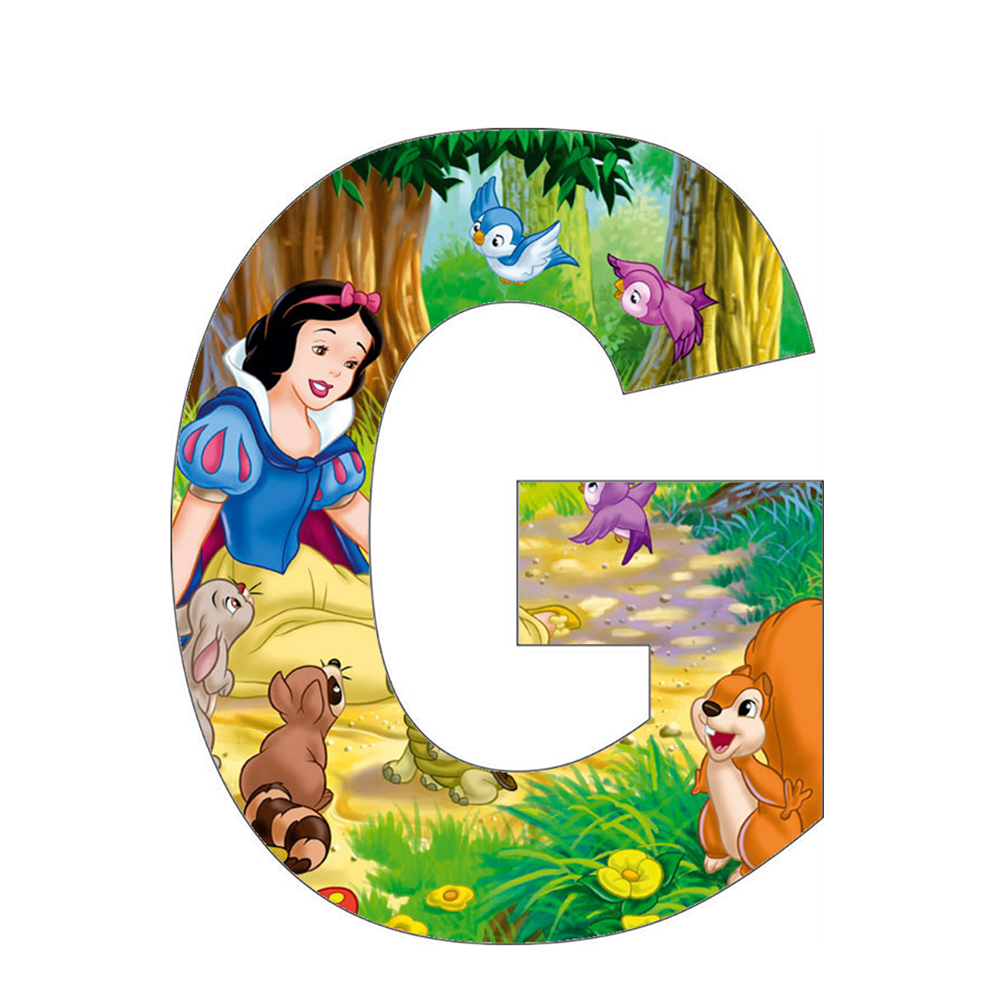 Diamond Paintings Art Full Drill Letter Snow White