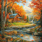 Diamond Painting - Full Round / Square - Fall View