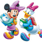 Disney 5D Diamond Painting Kit -  Minnie And Daisy Go To School