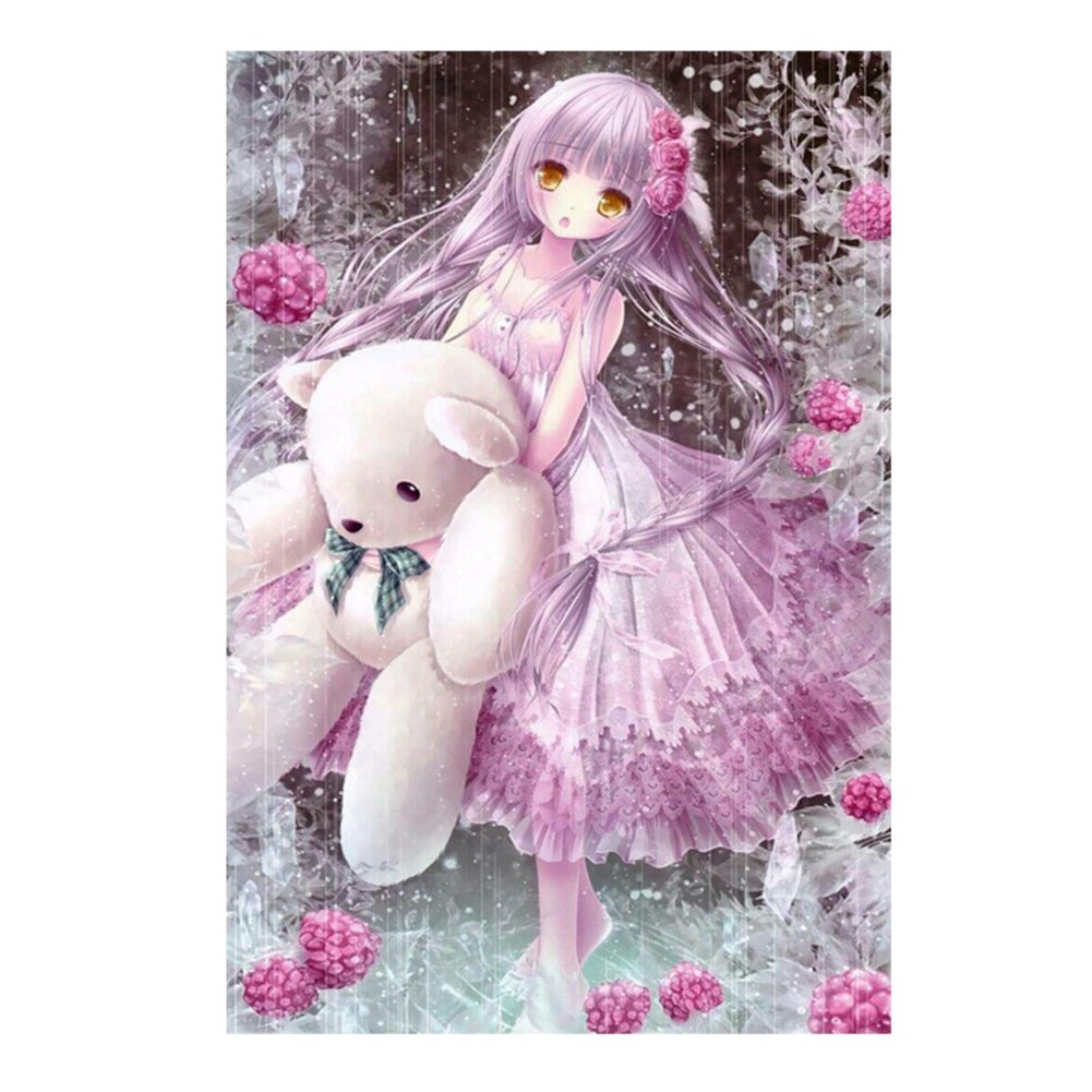 11ct Stamped Cross Stitch Girl (48*68cm)
