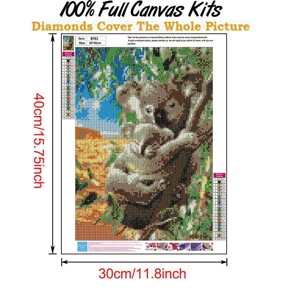 Diamond Painting - Full Round - Koala B