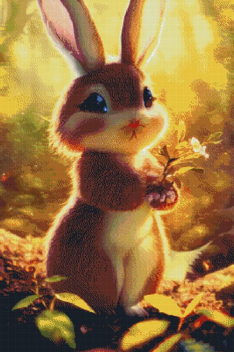 Full Round/Square Diamond Painting Kits | Rabbit 40x70cm 50x80cm